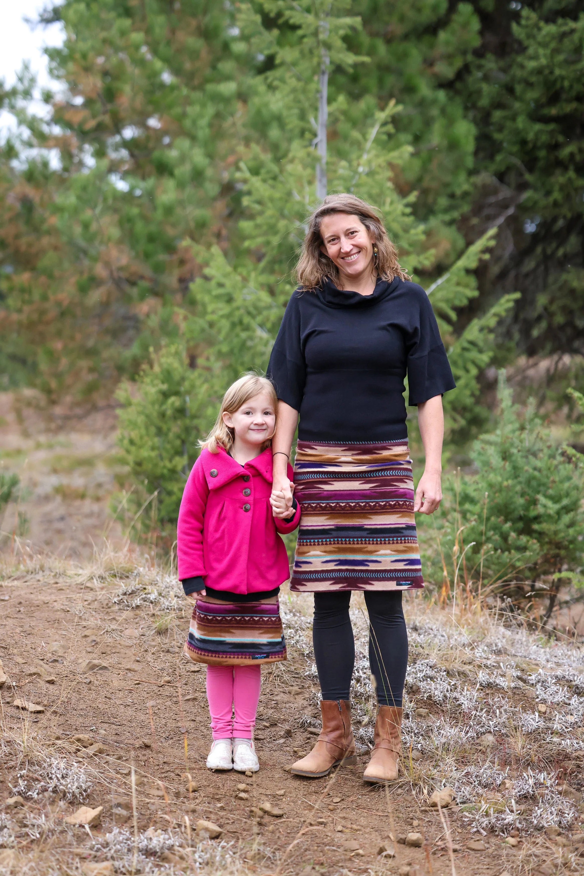 Sunset Maroon Kid's FunLuvin' Skirt