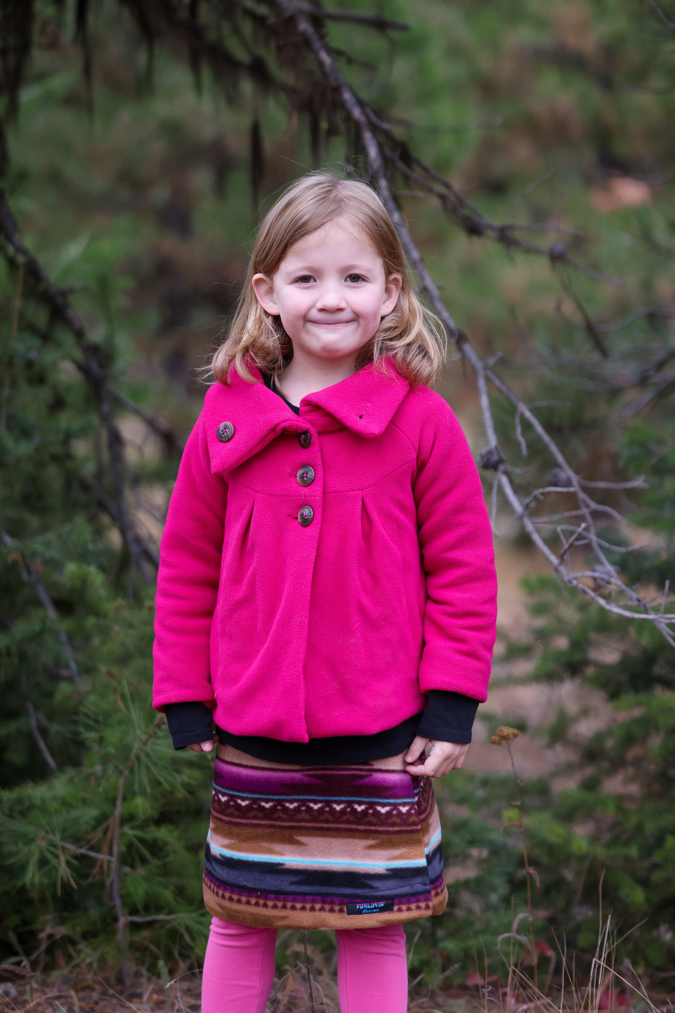 Sunset Maroon Kid's FunLuvin' Skirt