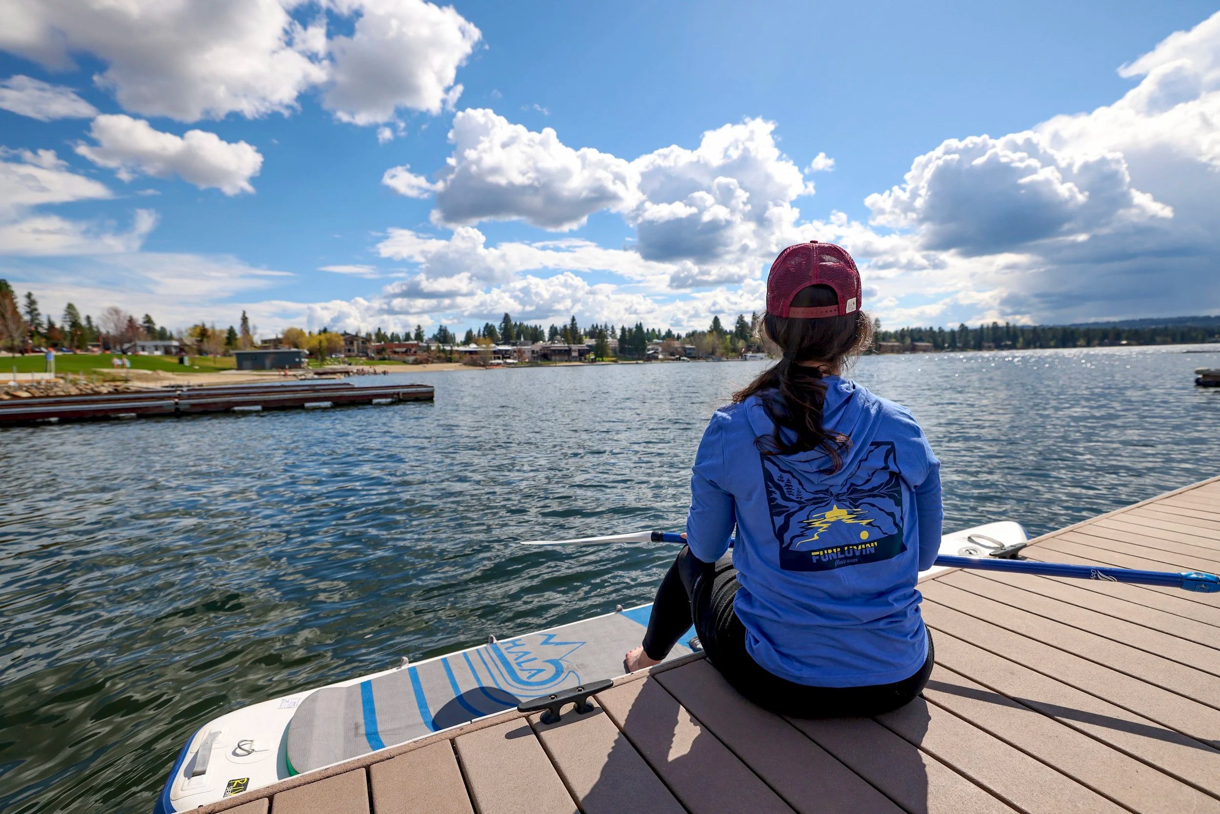 Blue FunLuvin' Sun Hoodie