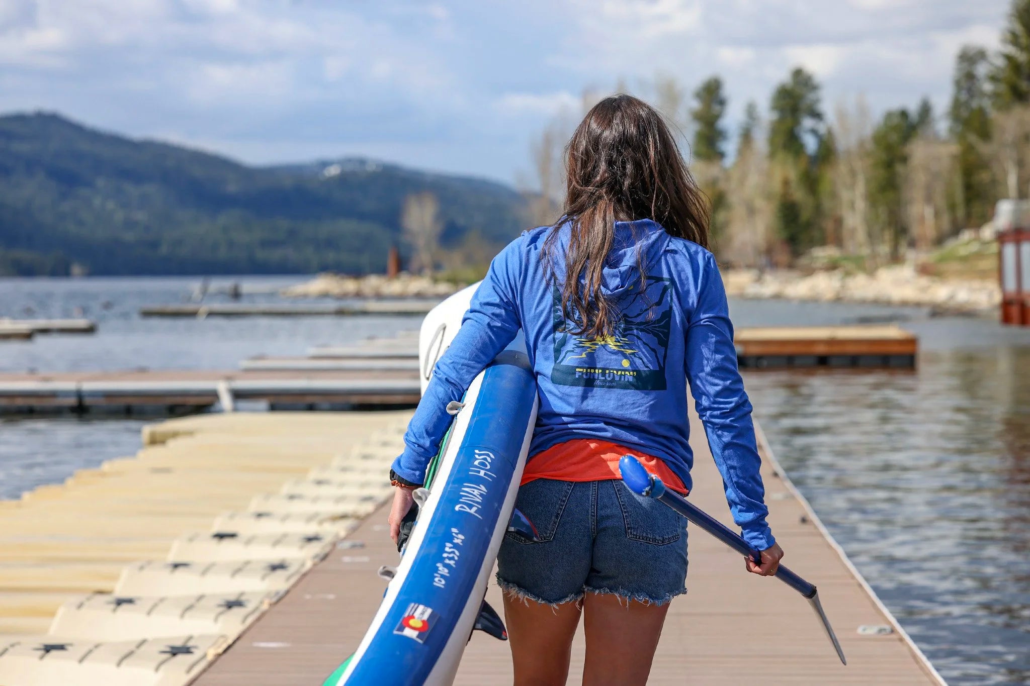 Blue FunLuvin' Sun Hoodie