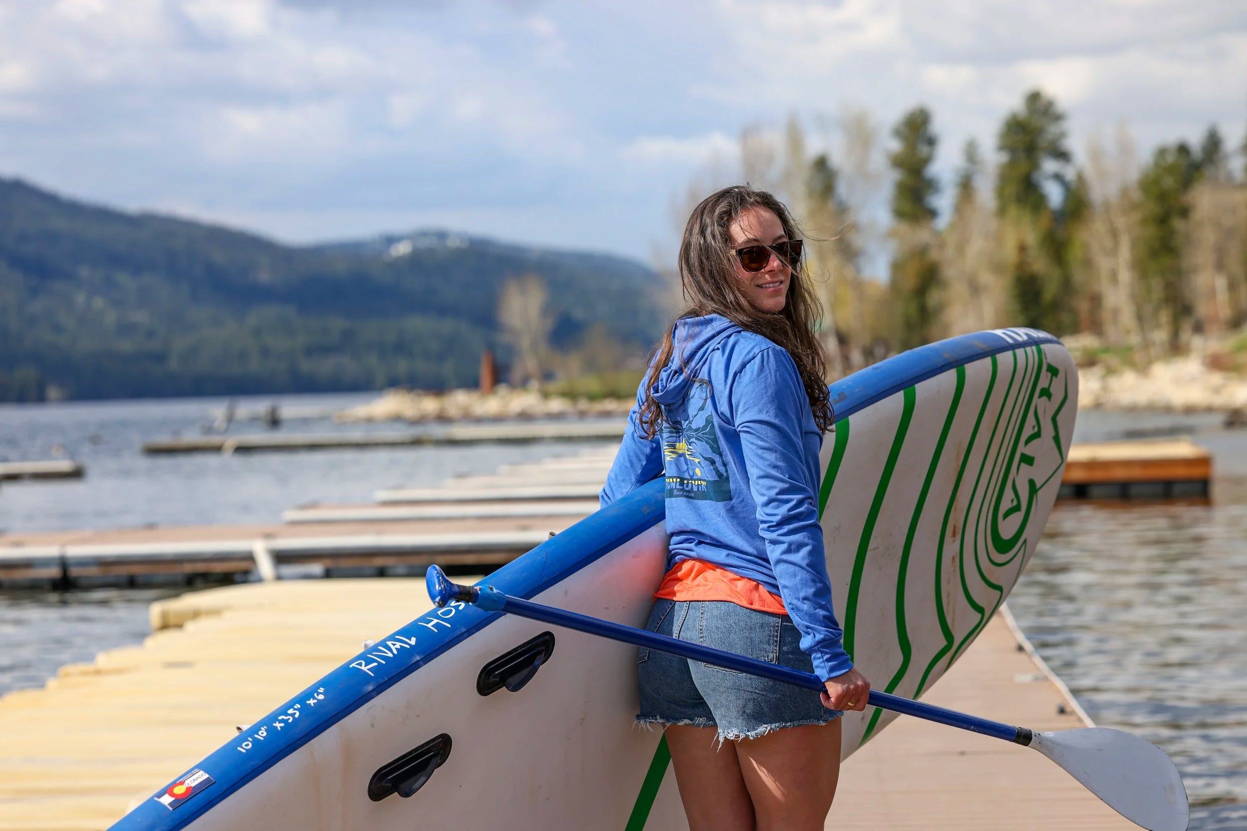 Blue FunLuvin' Sun Hoodie
