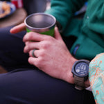 Men's/Relaxed Fit Topo Print Fleece Snap Shirt