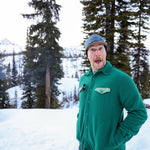 Men's/Relaxed Fit Topo Print Fleece Snap Shirt