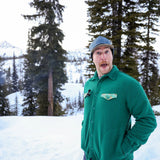 Men's/Relaxed Fit Topo Print Fleece Snap Shirt