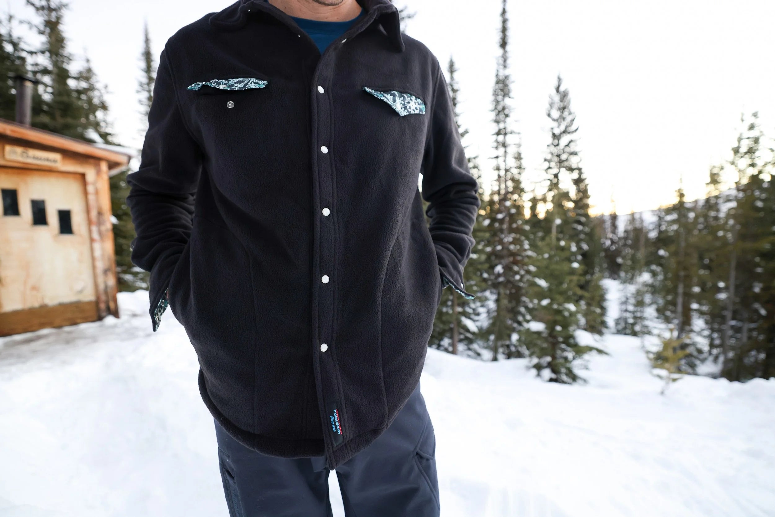Men's/Relaxed Fit Powder Day Fleece Snap Shirt