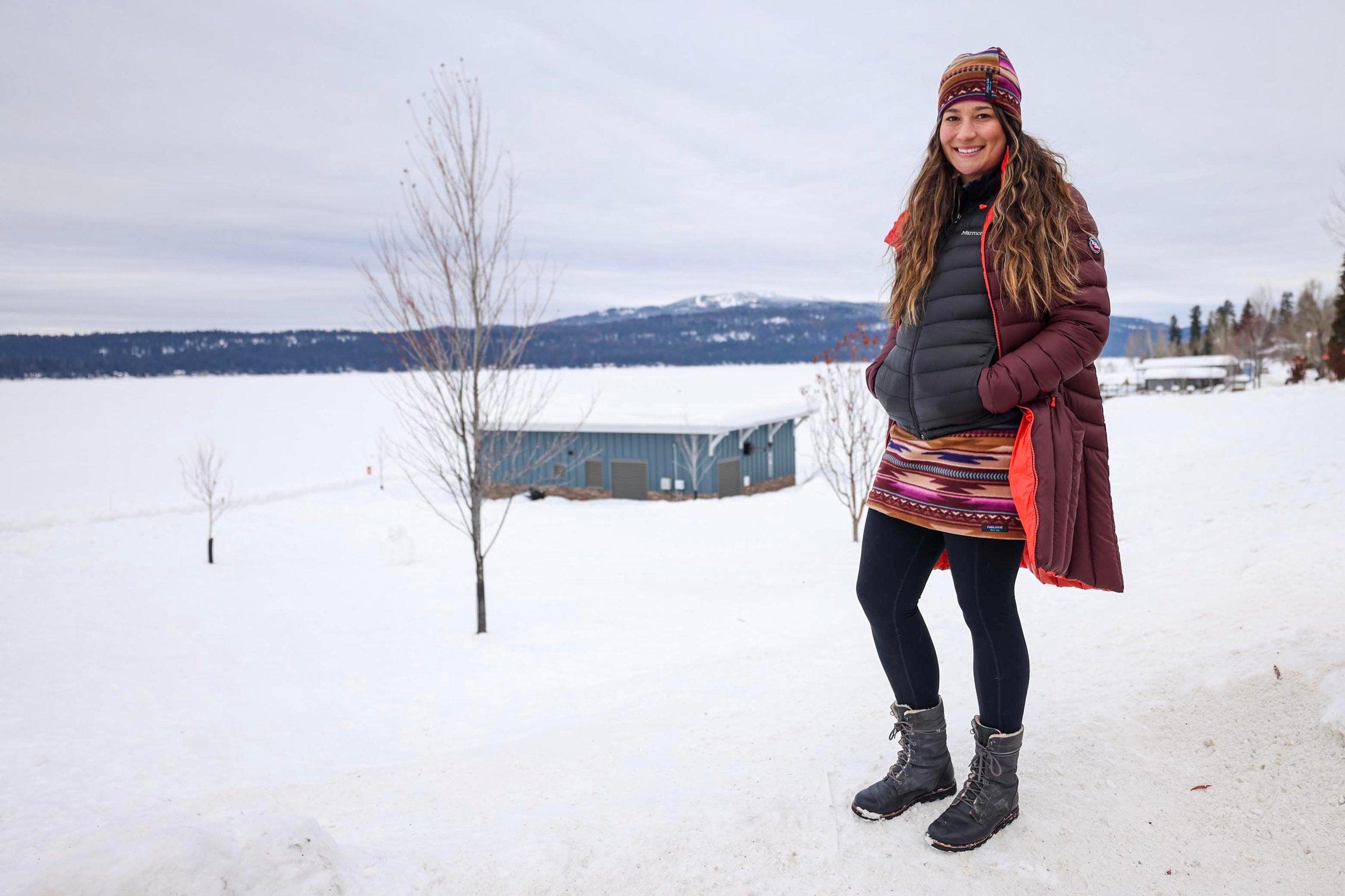 Sunset Maroon FunLuvin' Skirt