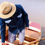 Men's/Relaxed Fit Wave Train Fleece Pearl Snap Shirt