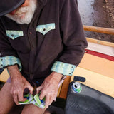 Men's/Relaxed Fit Gone Fishin' Fleece Pearl Snap Shirt