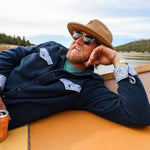Men's/Relaxed Fit Wave Train Fleece Pearl Snap Shirt