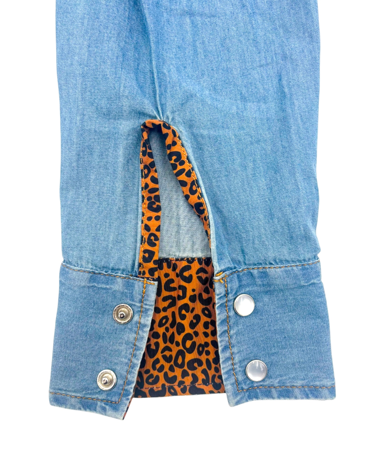 Georgie Denim Pearl Snap