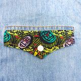River Party Denim Pearl Snap (Work of Harris Collab)
