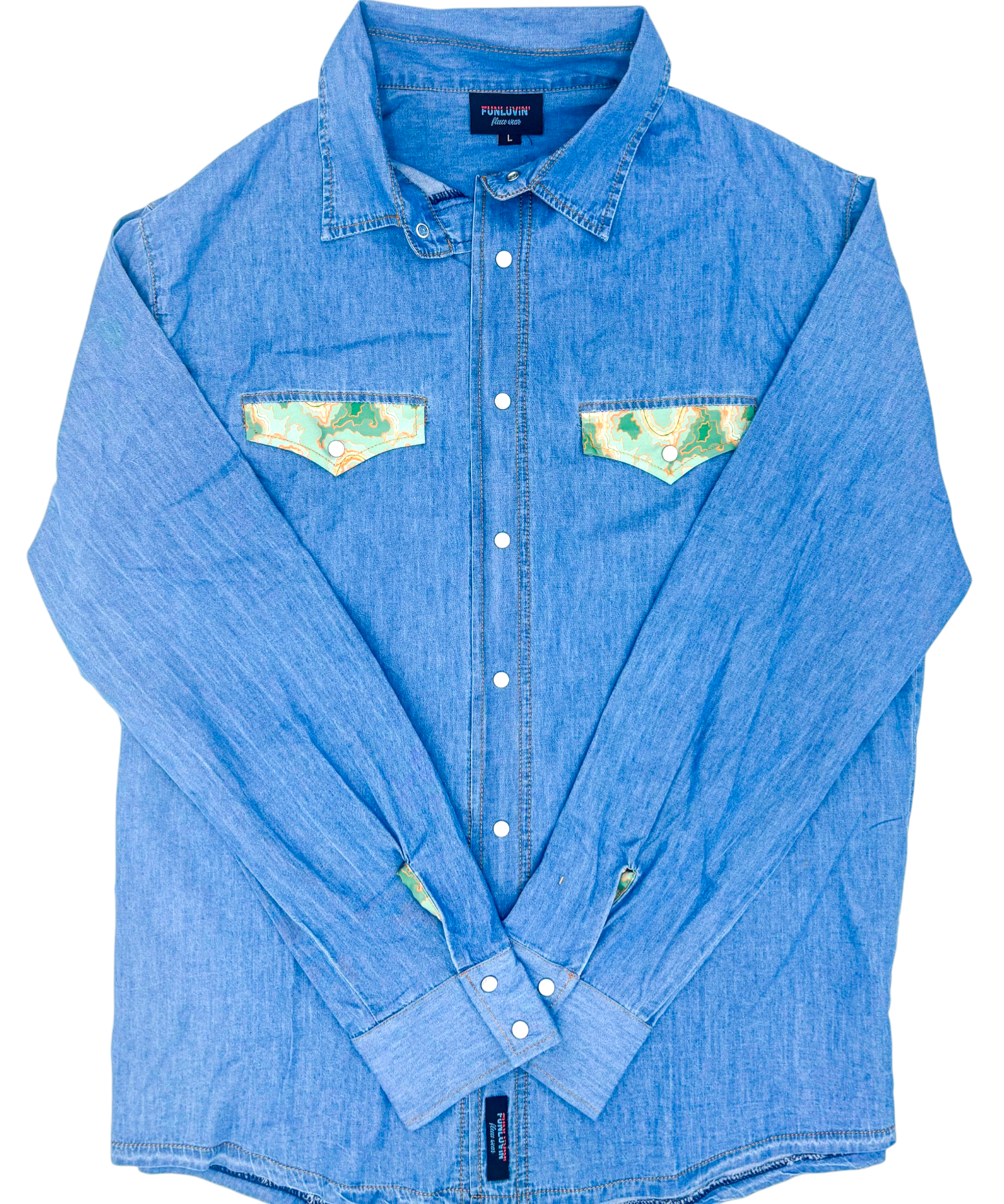 Topo Denim Pearl Snap