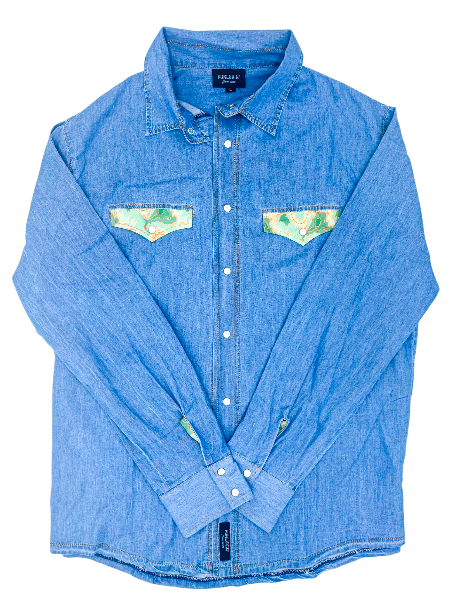 Topo Denim Pearl Snap