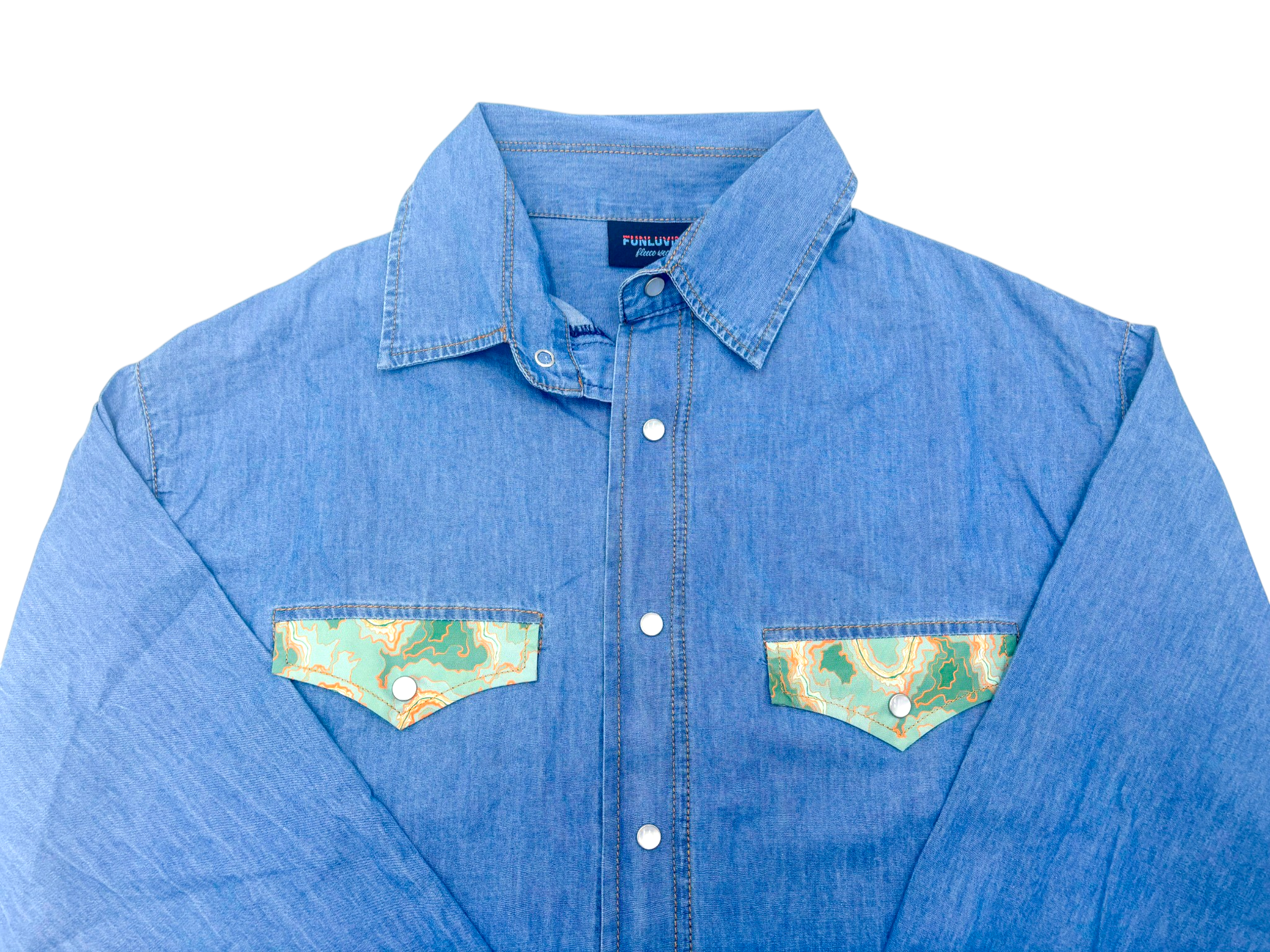 Topo Denim Pearl Snap