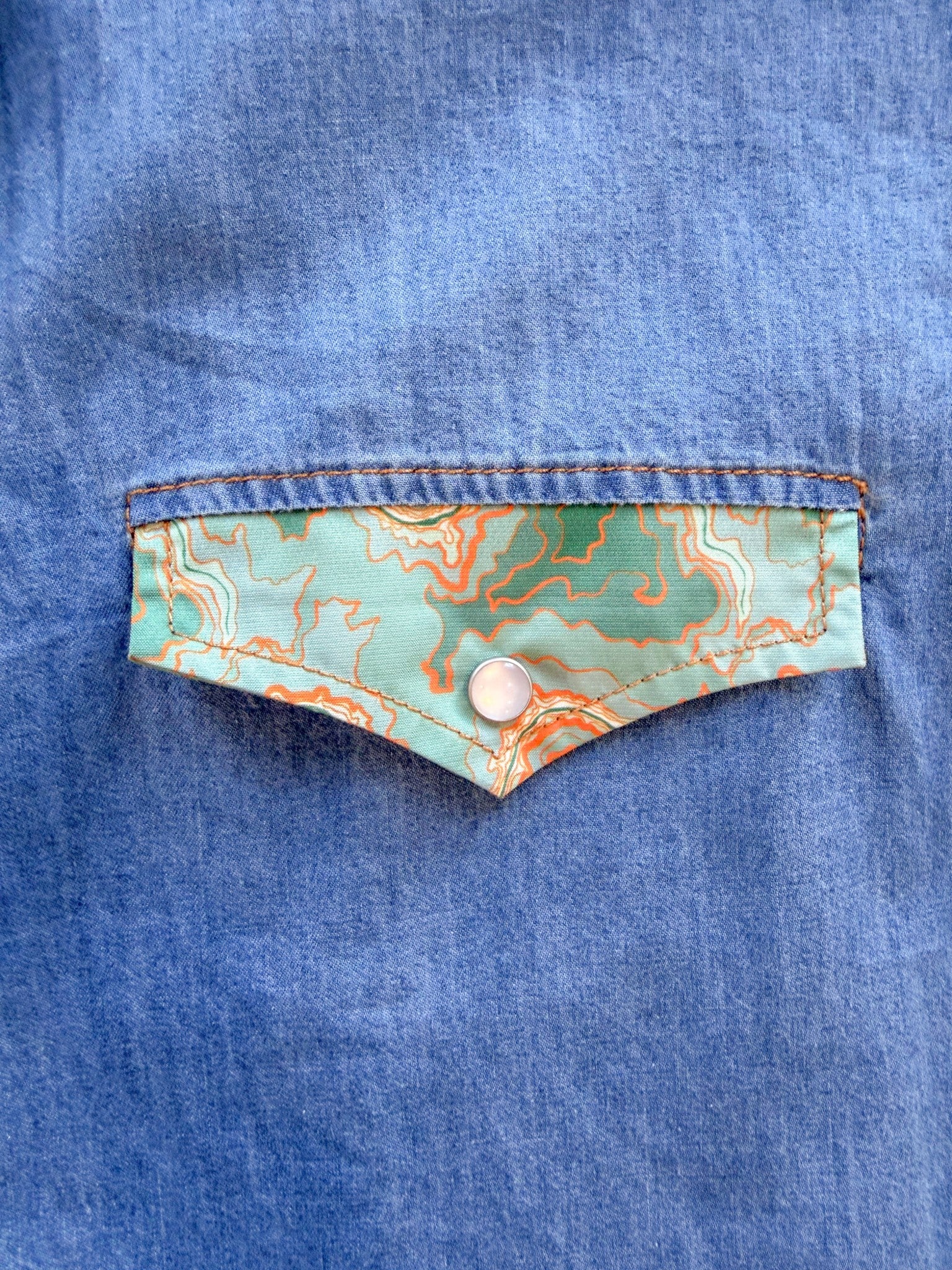 Topo Denim Pearl Snap