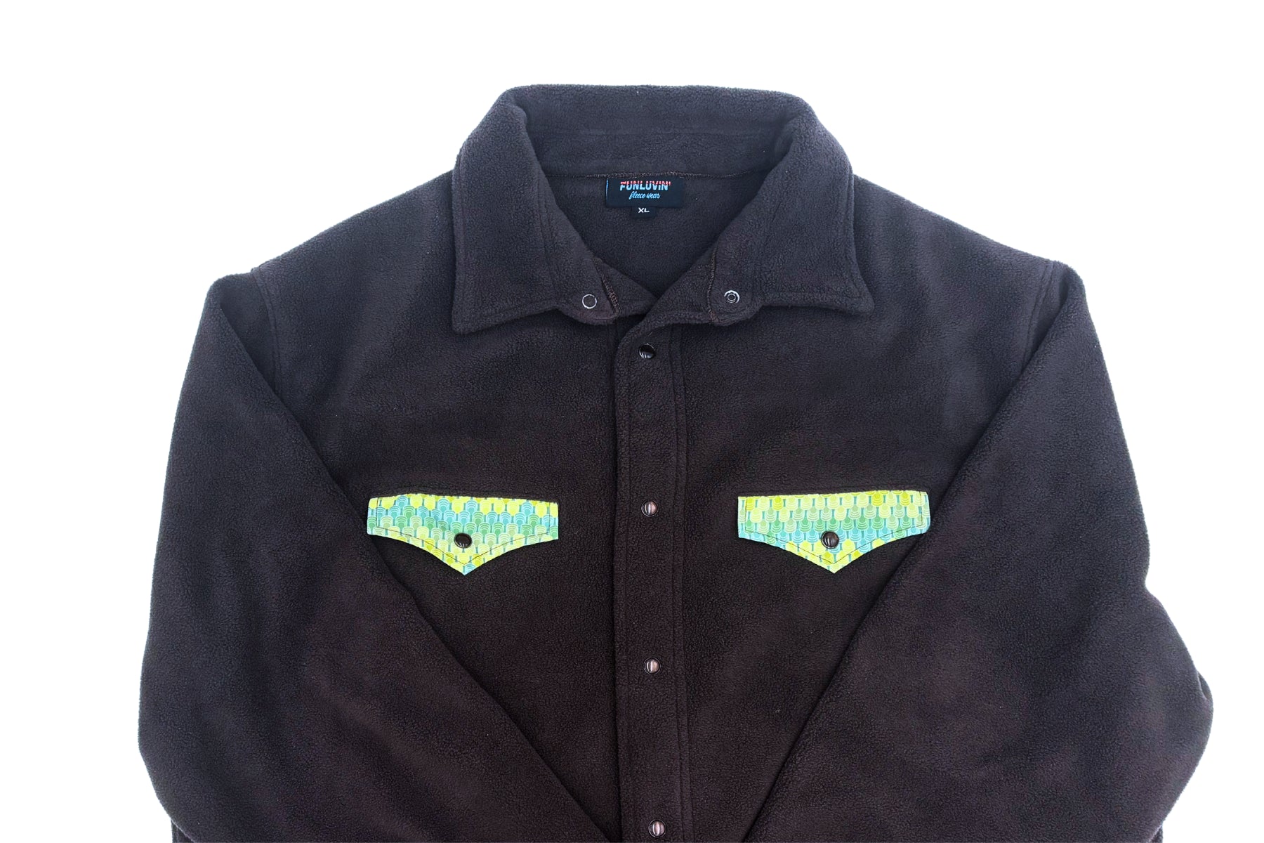 Men's/Relaxed Fit Gone Fishin' Fleece Pearl Snap Shirt