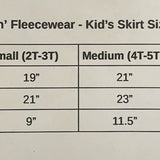 Sunset Maroon Kid's FunLuvin' Skirt