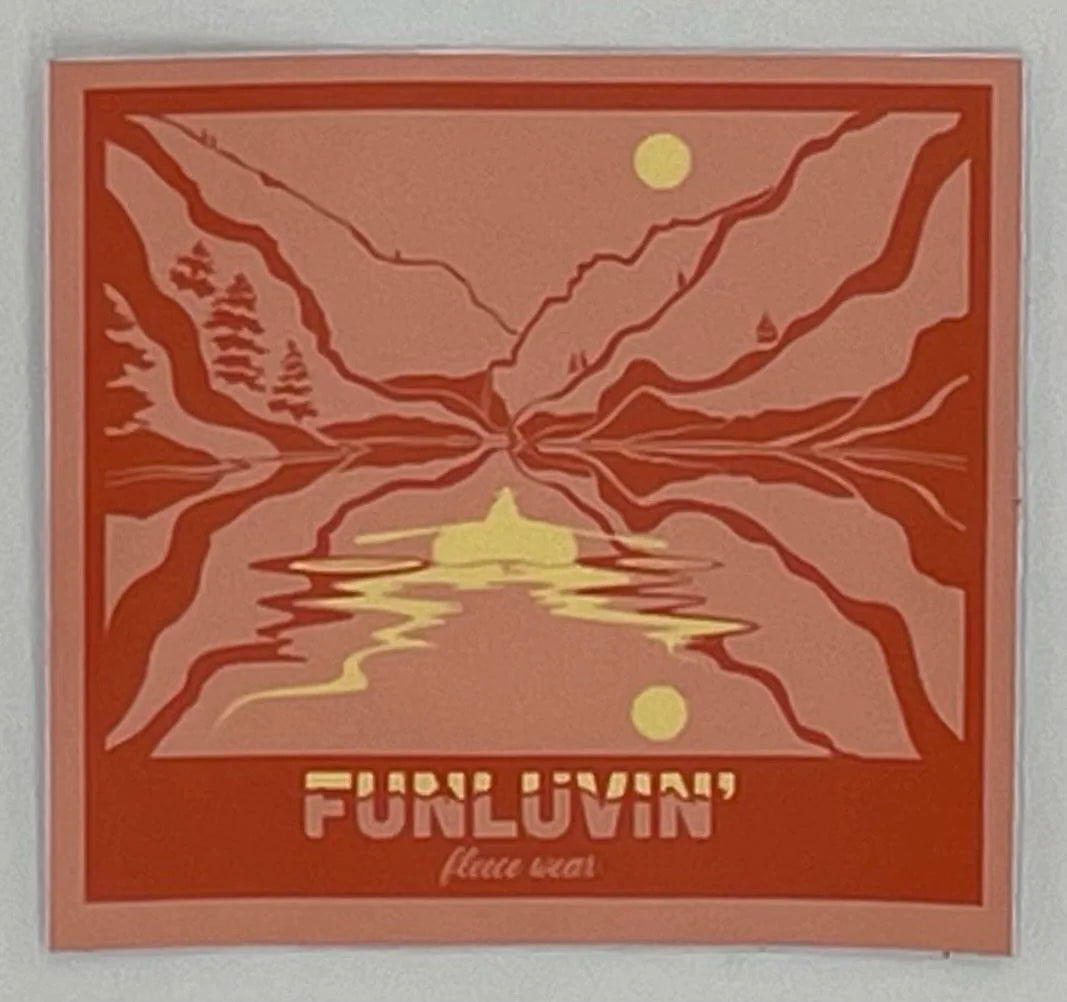 FunLuvin' Sticker (Coral)