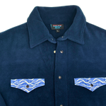 Men's/Relaxed Fit Wave Train Fleece Pearl Snap Shirt