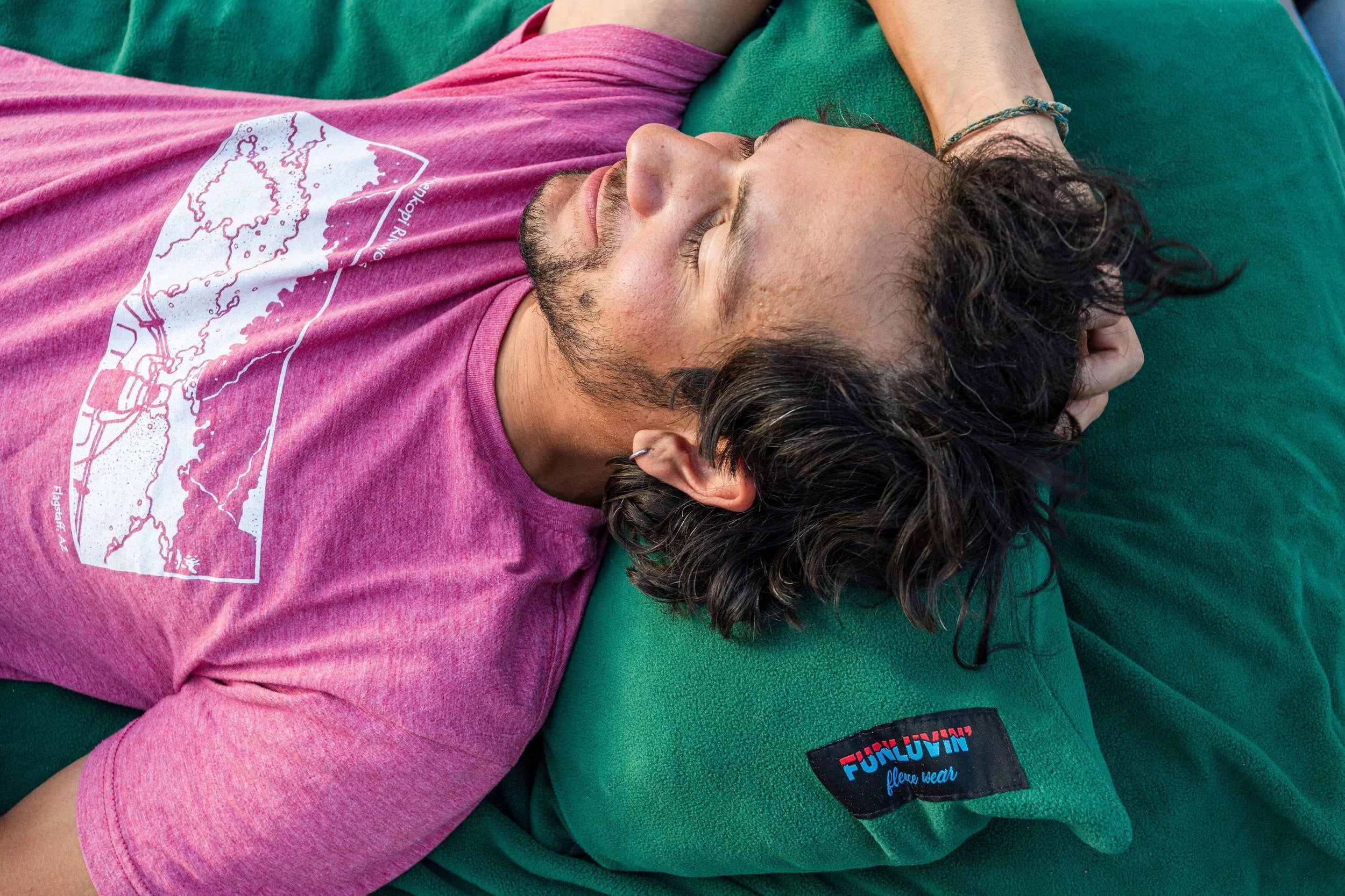 Forest Green Fleece Cuddle Buddy