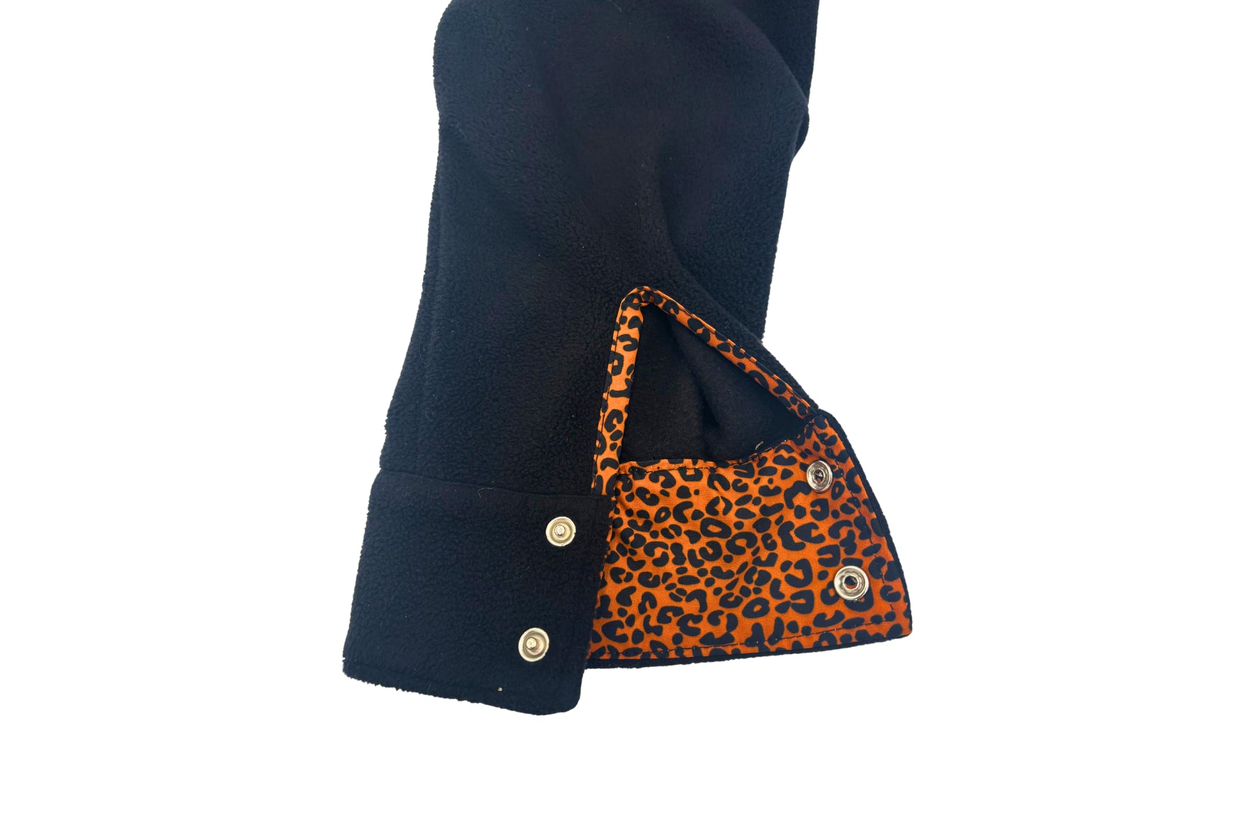 Women's/Form Fit Georgie (Leopard Print) Fleece Pearl Snap Shirt